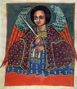 W.953 fol.4v Mihály arkangyal